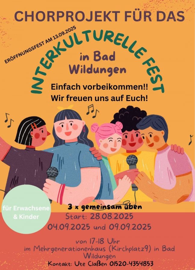 Einladung Interkulturelles Singen